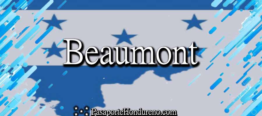 Cita Pasaporte Hondureño Beaumont Texas