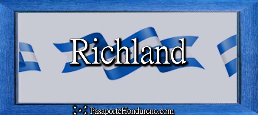 Cita Pasaporte Hondureño Richland Wyoming